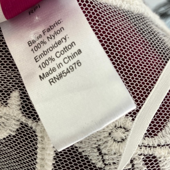 creamy White Lace robe shrug bride festival boho kimono - Picture 9 of 9